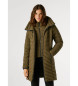 Pepe Jeans Cappotto lungo verde Sann