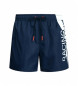 Red Bull Racing x Pepe Jeans Grafik Badeanzug navy