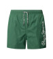 Pepe Jeans Costume da bagno verde con logo