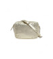 Pepe Jeans Bolsa de ombro dourada Alesha Rock