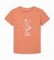 Pepe Jeans Boomer-T-Shirt in Orange