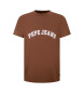 Pepe Jeans Clement T-shirt brązowy