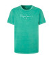 Pepe Jeans T-shirt vert Emb Eggo