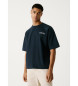 Pepe Jeans Redbull Team navy t-shirt med tryk p ryggen