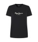 Pepe Jeans T-shirt Fiore sort