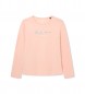 Pepe Jeans Camiseta Hana Glitter rosa