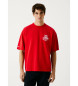 Pepe Jeans T-shirt imprim du logo rouge