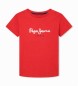 Pepe Jeans T-shirt New Art N red