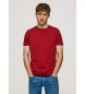 Pepe Jeans T-shirt Original Basic Basic 3 N rød