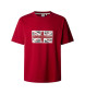 Pepe Jeans T-shirt Unie rood