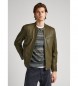 Pepe Jeans Berl Leren Jas groen