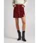 Pepe Jeans Vicky skirt maroon