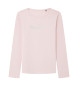 Pepe Jeans Camiseta Hana Glitter rosa