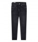 Pepe Jeans Czarne jeansy skinny Finly