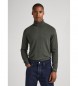 Pepe Jeans Zielony sweter Andre Turtle Neck