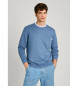 Pepe Jeans Sweter rozpinany niebieski