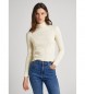 Pepe Jeans Dalia Rolled jumper white