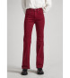 Pepe Jeans Maroon Willa trousers