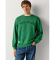 Pepe Jeans Felpa verde Gio Crew