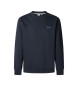Pepe Jeans Felpa blu navy con piccolo logo Macbeth