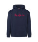 Pepe Jeans Felpa New Joe blu scuro