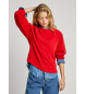 Pepe Jeans Sweat-shirt Reese rouge