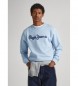 Pepe Jeans Sudadera Ryan Crew azul