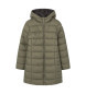 Pepe Jeans Cappotto Vivian lungo verde