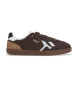 Pepe Jeans Ball Mix Leather Sneakers brown