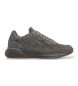Pepe Jeans Baskets en cuir Bampton Suede gris foncé