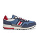 Pepe Jeans Brit Cover Kingston Heritage Scarpe da ginnastica in pelle blu scuro