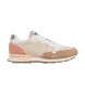 Pepe Jeans Brit Mix Beige Leder Turnschuhe