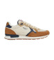 Pepe Jeans Scarpe da ginnastica in pelle mista Brit marrone