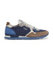 Pepe Jeans Brit Prints Leder Sneakers navy
