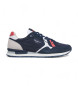 Pepe Jeans Brit Road Leather Sneakers navy