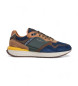 Pepe Jeans Sapatos de couro Buster Pro azul-marinho