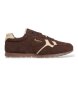 Pepe Jeans Daze Block sneakers i læder, brune