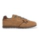 Pepe Jeans Daze Block sneakers i brunt læder