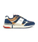 Pepe Jeans London Pro Mesh Leather Sneakers navy
