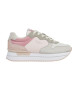 Pepe Jeans Baskets en cuir Rusper Jelly rose