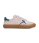 Pepe Jeans Scarpe da ginnastica retr in pelle Travis rosa