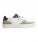 Pepe Jeans Zapatillas de Piel Yogi Street blanco, gris