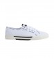 Pepe Jeans Sapatilhas Brady Rib Canvas brancas