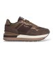 Pepe Jeans Nala Night brown sneakers