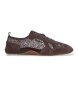 Pepe Jeans Sneakersy Noa Glitter brązowe