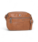Pepe Jeans Sac à bandoulière motard marron
