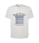 Pepe Jeans T-shirt Aggo blanc