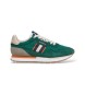 Pepe Jeans Usnjene superge Aiden Tape zelene barve