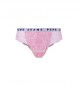 Pepe Jeans Braziliaanse onderbroek Logo roze
