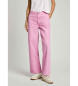 Pepe Jeans Pantaloni rosa Anya